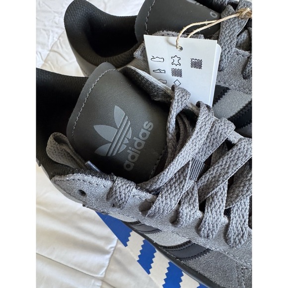 New Adidas Originals Campus Size 8w Vulc Black/ Gray Shoes JQ6359 - Picture 4 of 11